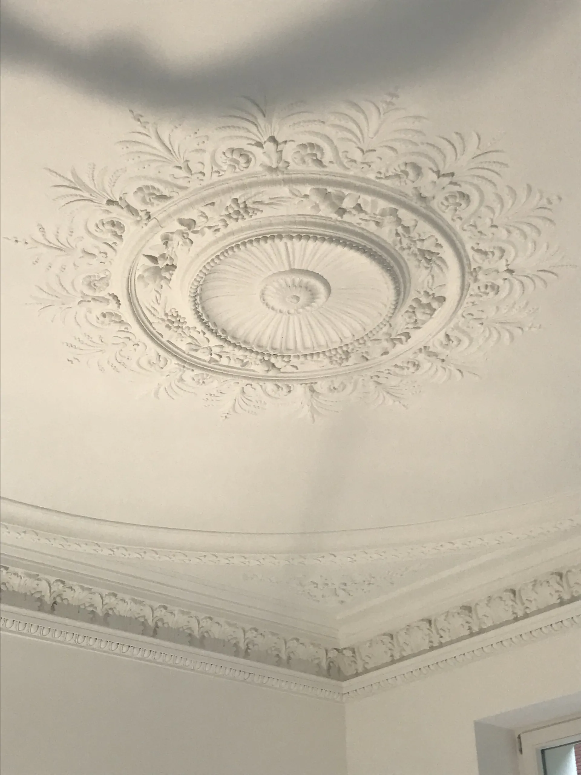 Restaurierung Stuck Innen in Wuppertal Friedrich-Ebert-Straße durch Stuckateurmeister Alexander Leubner 